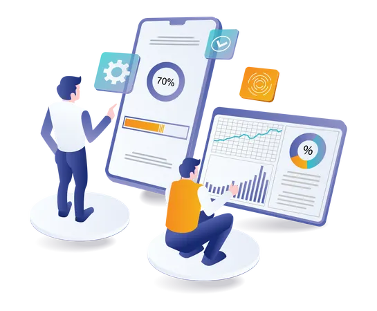 Analyste de données commerciales  Illustration