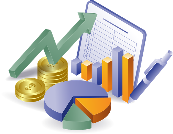 Analyste en développement et gestion de l'argent des entreprises  Illustration