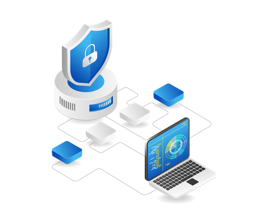 Réseau radar d'analyste de sécurité  Illustration