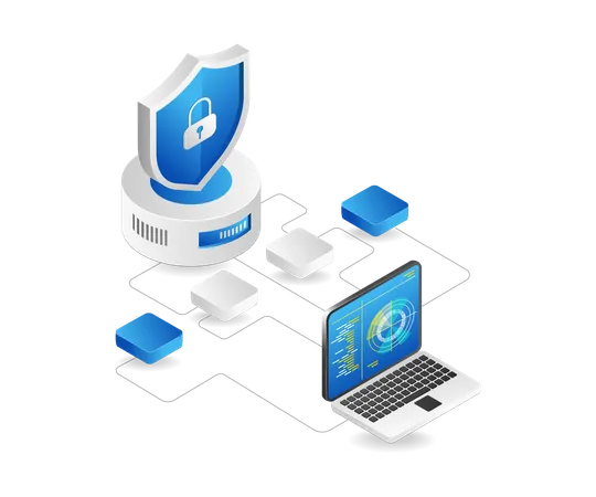 Réseau radar d'analyste de sécurité  Illustration