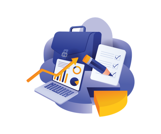 Analytical business management  Illustration