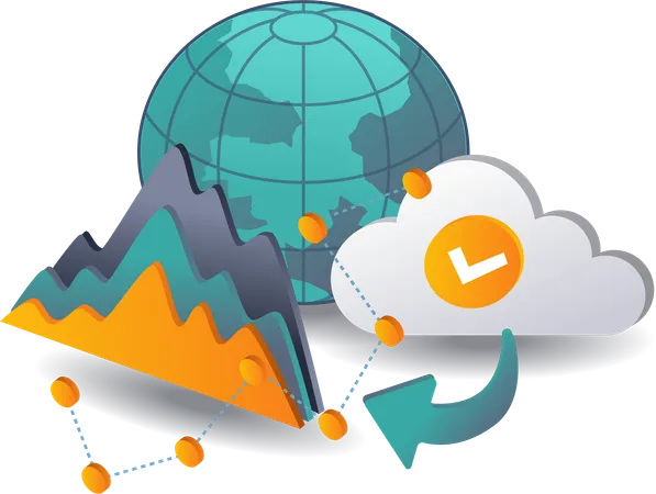 Analytical Insights into Internet Cloud Server Hosting Technology  Illustration