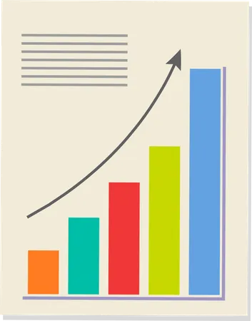 Analytics and Graphic Page  Illustration