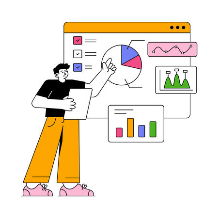 Analytics Dashboard Illustration