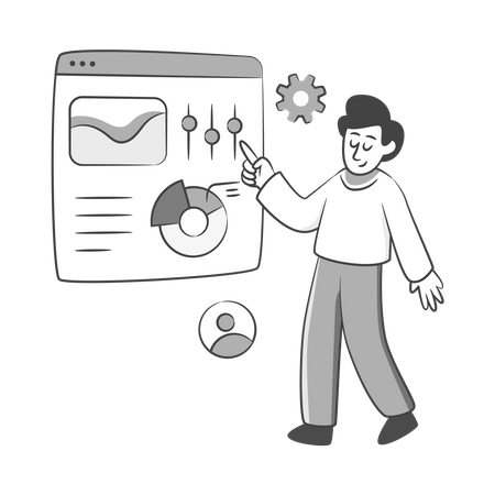 Analytics Dashboard Illustration