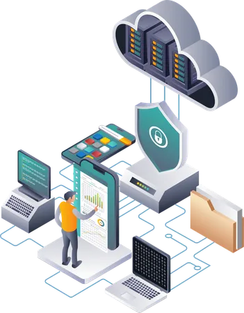 Analytics Management for Developers in Big Data Center Cloud Servers  Illustration