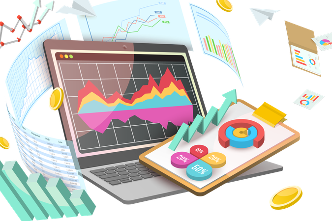 Analytics Reporting Service  Illustration