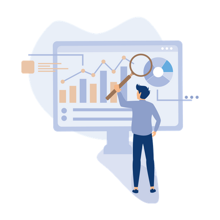 Analytics Software  Illustration