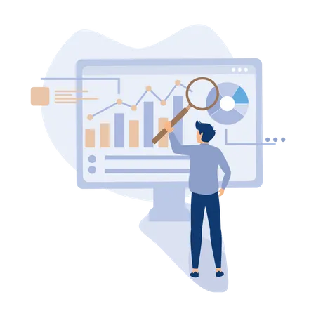 Analytics Software  Illustration