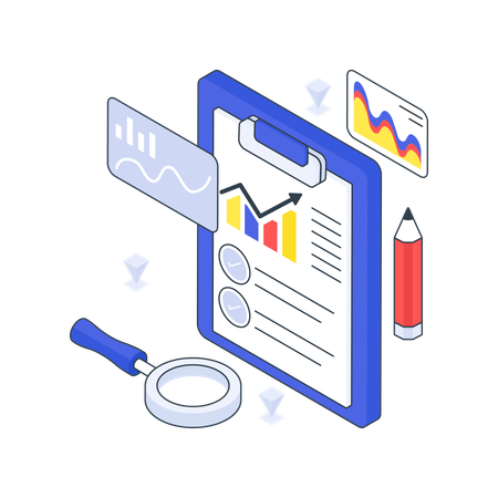 Analytischer Forschungsbericht  Illustration