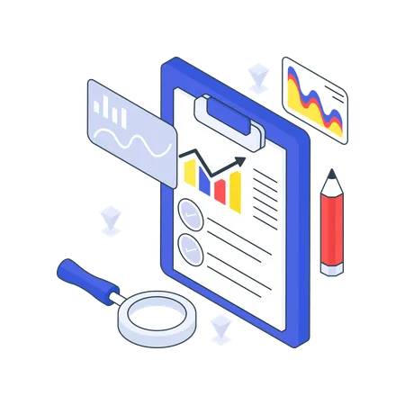 Analytischer Forschungsbericht  Illustration