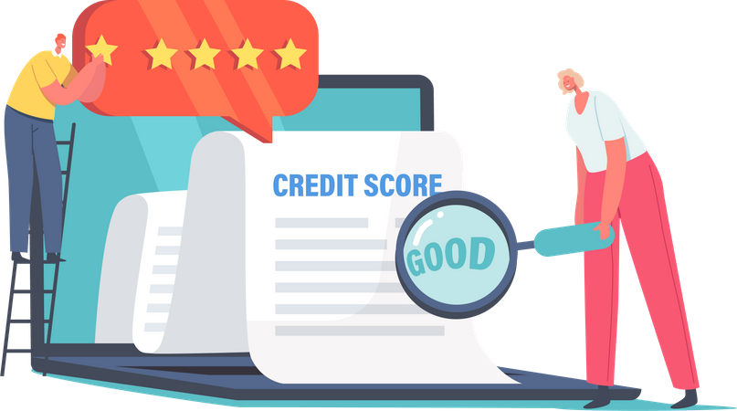 Analyze Credit Score for Loan Approval  Illustration