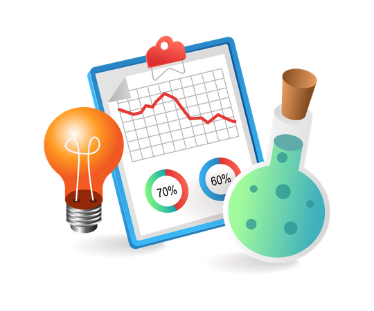 Analyze experimental data and get insightful ideas  Illustration