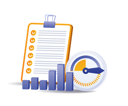 Analyze the speed of business plan development  Illustration