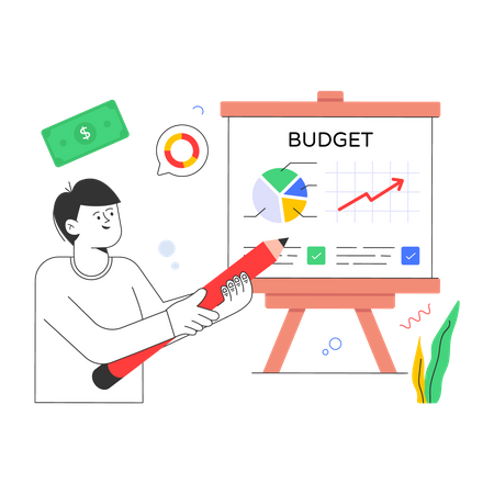 Analyzing Budget  Illustration