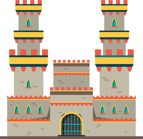Ancient Castle  Illustration