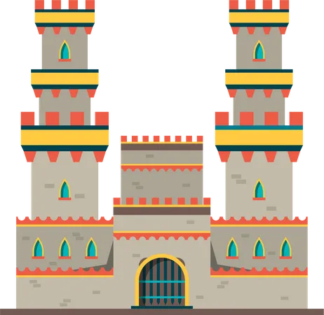 Ancient Castle  Illustration