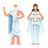 illustrations of toga