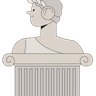 ancient greek statue illustration free download
