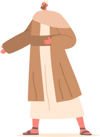 Ancient Israelite Man  Illustration