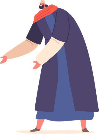 Ancient Israelite Man  Illustration