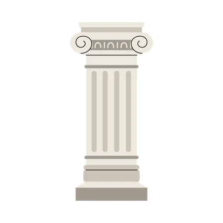 Ancient Roman or Greek column  Illustration