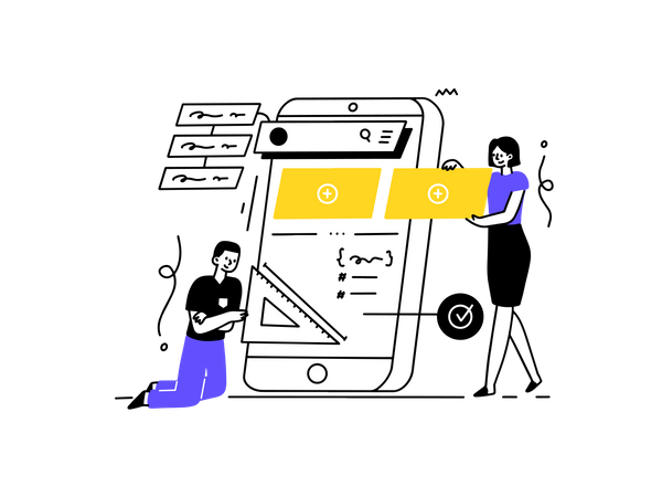 Android App Development  Illustration