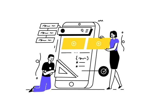 Android App Development  Illustration