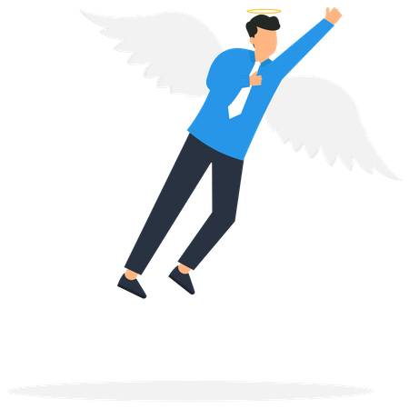 Angel investor  Illustration