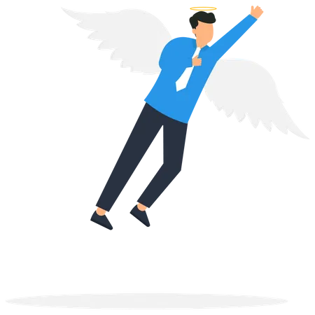 Angel investor  Illustration