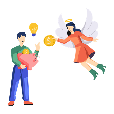 Angel Investor  Illustration