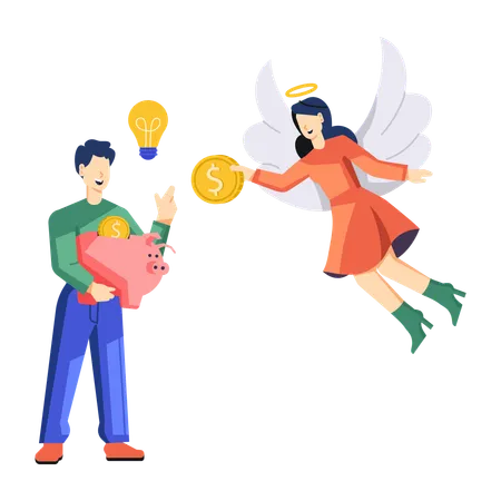 Angel Investor  Illustration