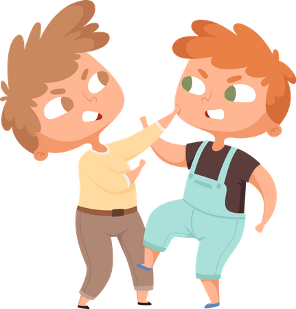 16 Kid Fighting Each Other Illustrations - Free in SVG, PNG, EPS - IconScout