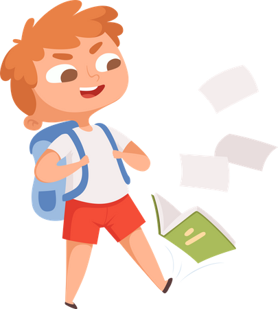 Angry boy  Illustration