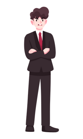 Angry Businessman  Illustration