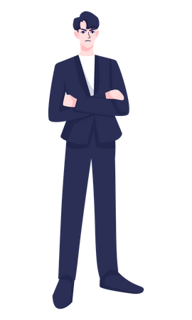 Angry Businessman  Illustration