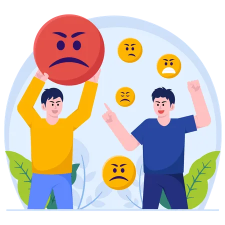 Angry Emoji  Illustration