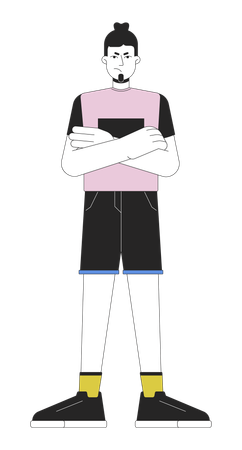 Angry Man  Illustration