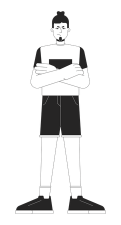 Angry Man  Illustration