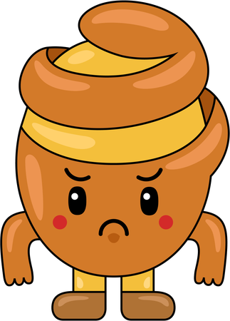 Angry Potatoes Mascot  Illustration