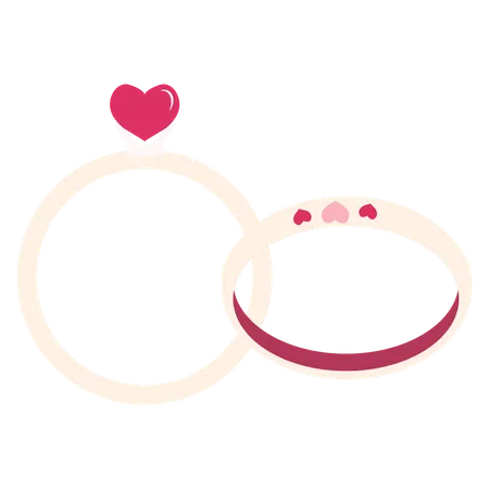 Anillo de san valentin  Ilustración