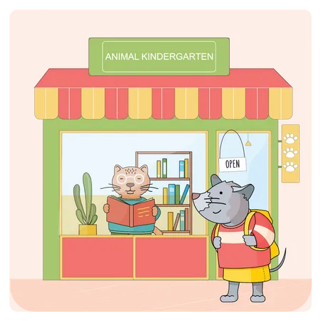 Animal School  Illustration