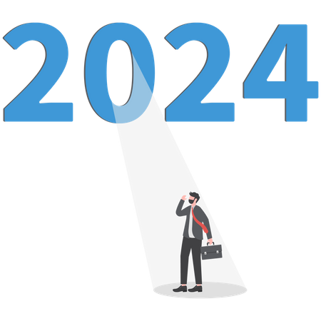 Opportunité commerciale pour l'année 2024  Illustration