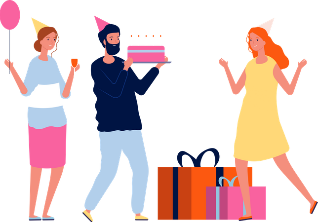 Fête d'anniversaire  Illustration