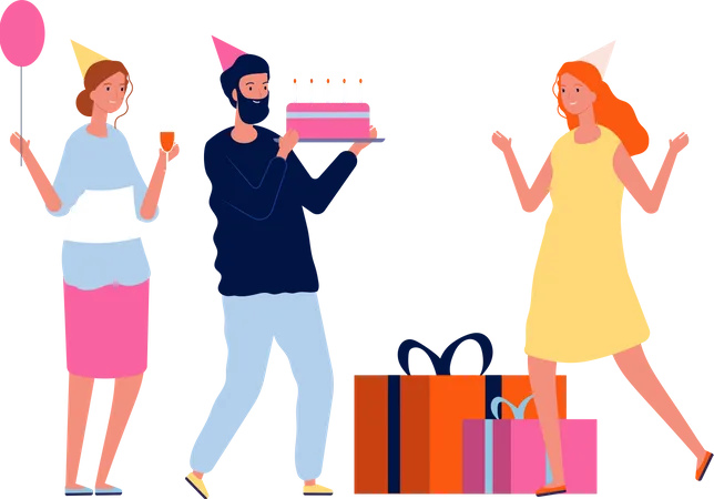 Fête d'anniversaire  Illustration