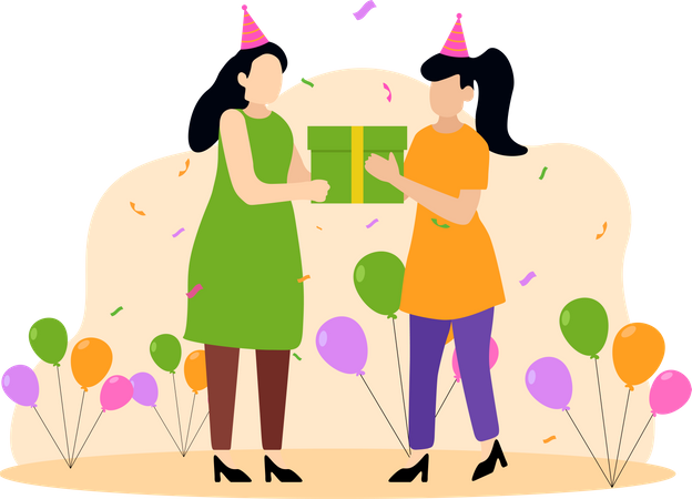 Fête d'anniversaire  Illustration