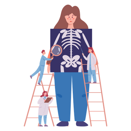 Annual health checking  Illustration