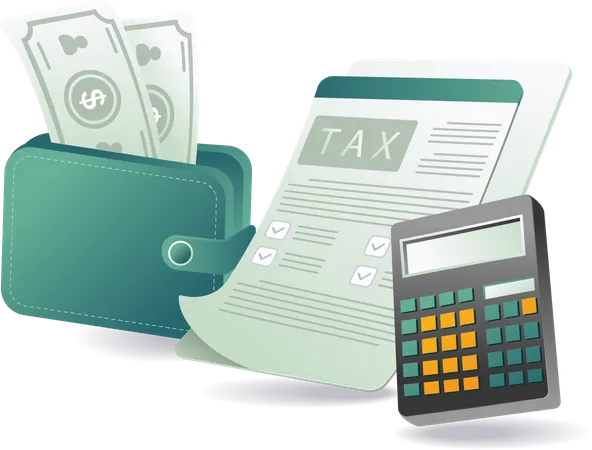 Annual tax calculation letter  Illustration