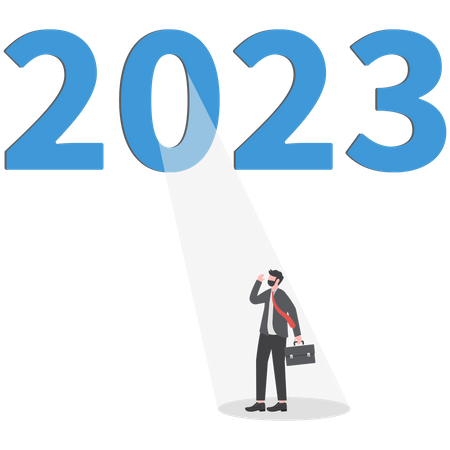 Año 2023 oportunidad de negocio,  Ilustración