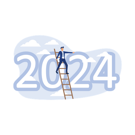 Perspectivas econômicas para o ano de 2024  Ilustração